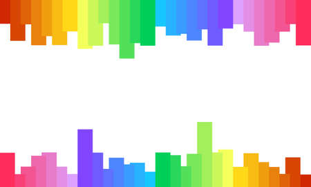 Colorful spectrum background, rainbow abstract. Vector backgroundのイラスト素材