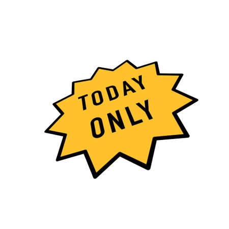 Today only sale symbol. Special offer sign. Best price. Vectorのイラスト素材