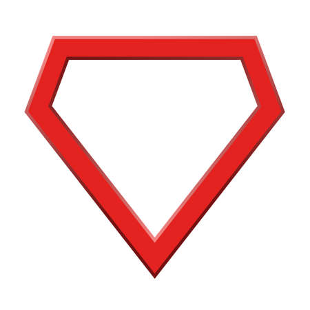 Shield Icon in trendy flat style isolated on gray backgroundのイラスト素材
