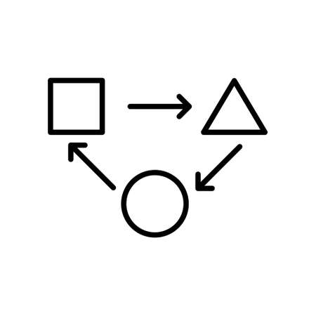 Adaptation icon on white background, vector illustration. Concept iconのイラスト素材