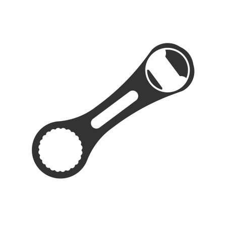 Vector Icon Bottle Opener. Bottle Opener Split.のイラスト素材