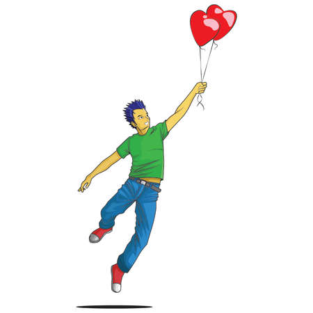 fly loveのイラスト素材