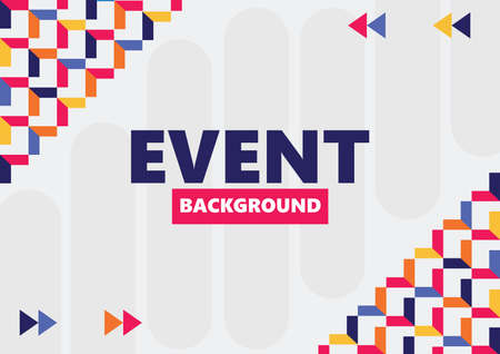 Abstract background with a colorful geometric pattern. Abstract background for events, art performances, sales, and other publications.のイラスト素材