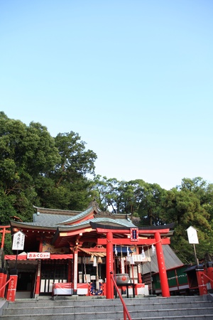 Red Shinto shrineのeditorial素材