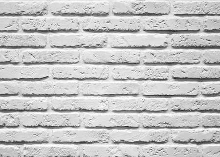 White brick wall texture for background. Decorative brickwork background.の写真素材