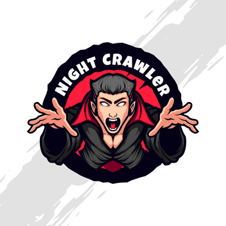 Black Suit Vampire Night Crawler Need Fresh Bloodのイラスト素材