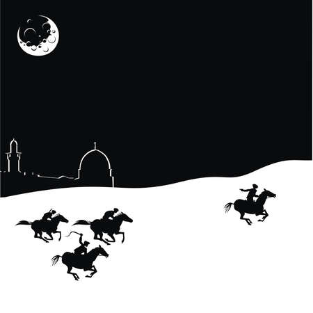 desert riderのイラスト素材