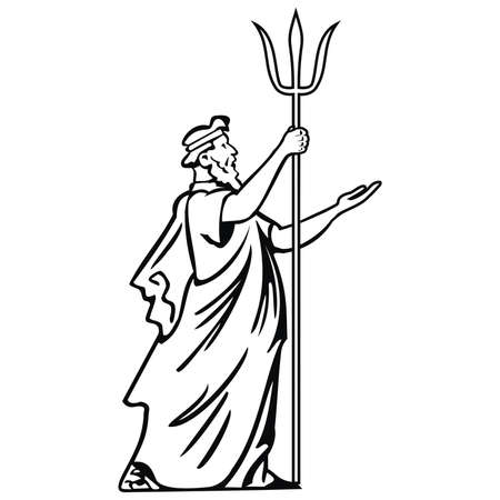 god of the seaのイラスト素材