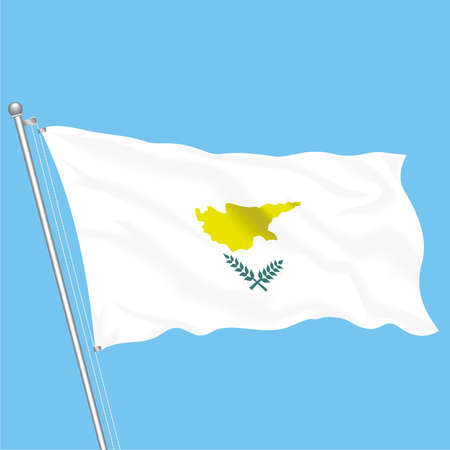 Developing flag of Cyprusのイラスト素材