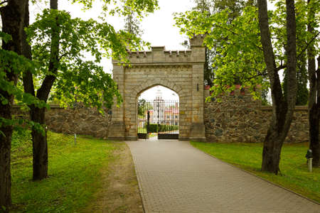 Casle in Sigulda  Latviaのeditorial素材