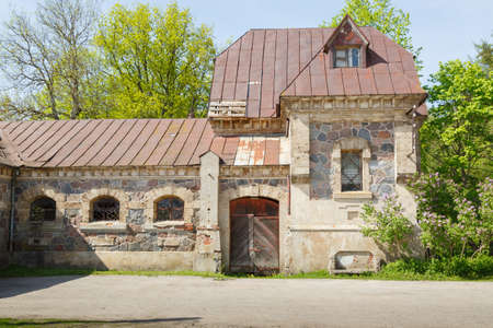 This is classic stable in Krimulda  Lativa のeditorial素材