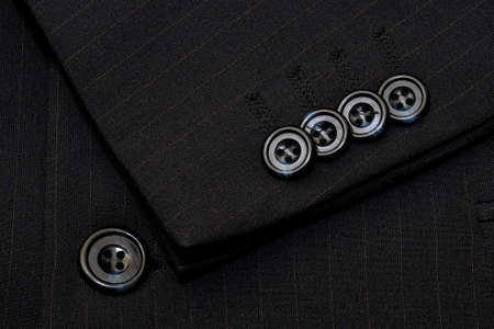 closeup on business suit fragment