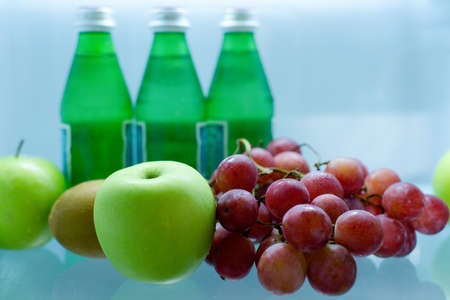 Apple and Grapesの写真素材