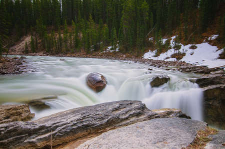 Sunwapta Fallsの写真素材