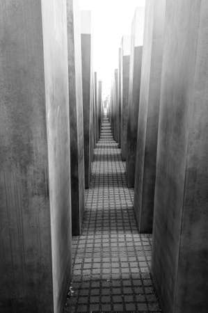 Path between concrete slabs, pattern, geometricalの写真素材