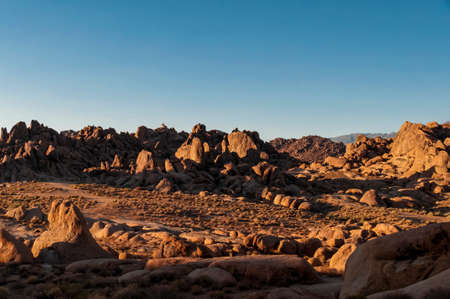 Alabama Hills near Lone Pine, CAの写真素材