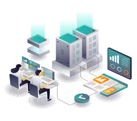 Analyze web applications and testsのイラスト素材
