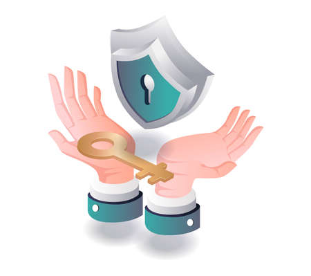 Safety in the handsのイラスト素材