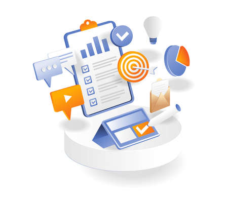 Design branding graphic identity and marketing plansのイラスト素材