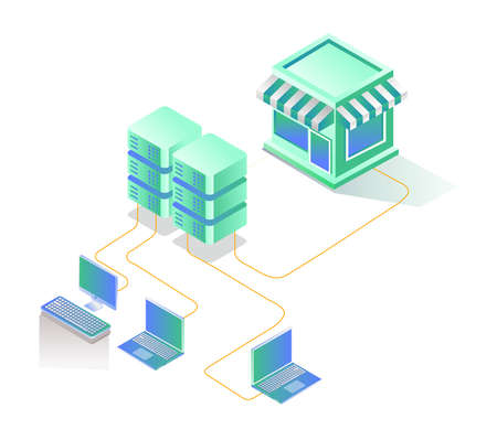 Database for store transactionsのイラスト素材