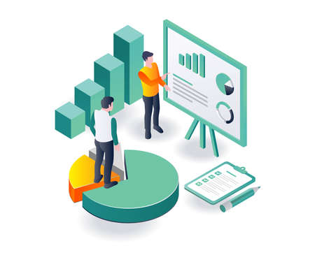 Consultation on solutions that suit business investmentsのイラスト素材