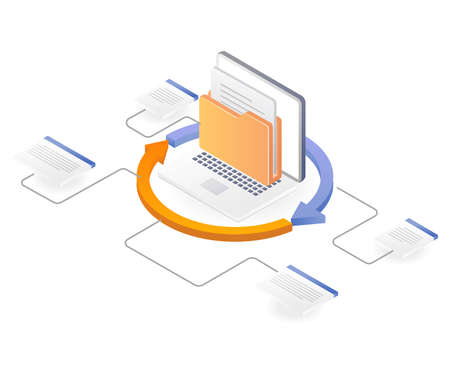 App email data networkのイラスト素材