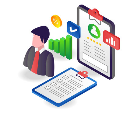 Checklist for a successful investment business planのイラスト素材