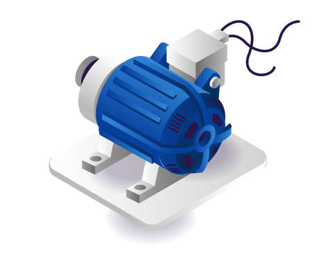 Electric water pumpのイラスト素材