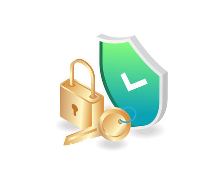 Symbol security lockのイラスト素材