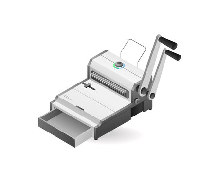 Technology tool binding concept isometric illustrationのイラスト素材