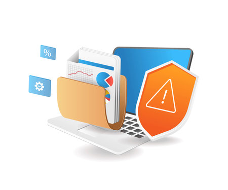 Business data securityのイラスト素材