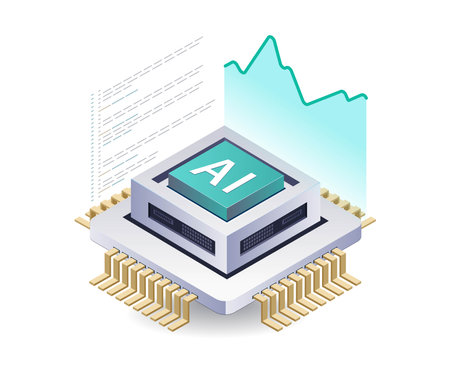 The Role of AI in Modern Data Analysisのイラスト素材