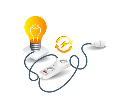 Electric light socketのイラスト素材