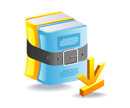 Download the digital book packageのイラスト素材