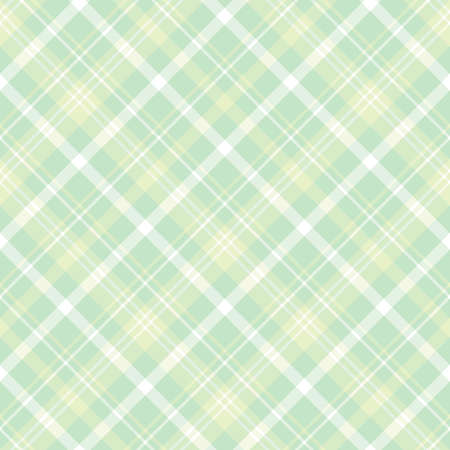 Seamless pattern in interesting pastel green and white colors for plaid, fabric, textile, clothes, tablecloth and other things. Vector image. 2のイラスト素材