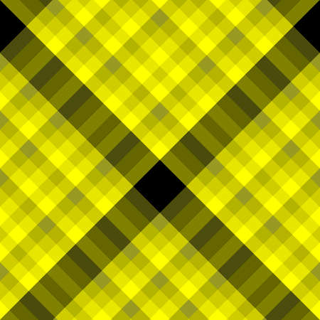 Seamless pattern in great festive bright yellow and black colors for plaid, fabric, textile, clothes, tablecloth and other things. Vector image. 2のイラスト素材