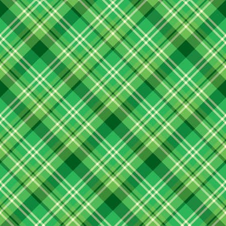Seamless pattern in fascinating light and dark green colors for plaid, fabric, textile, clothes, tablecloth and other things. Vector image. 2のイラスト素材
