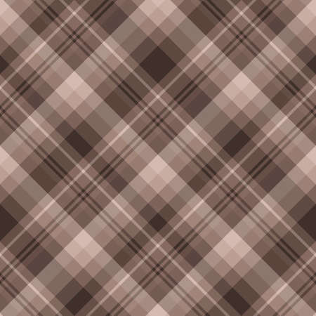 Seamless pattern in exquisite brown colors for plaid, fabric, textile, clothes, tablecloth and other...