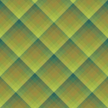 Seamless pattern in green squares in forest moss colors for plaid, fabric, textile, clothes,...
