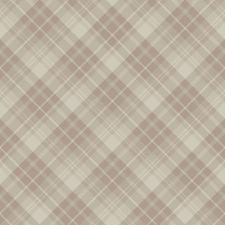 Seamless pattern in interesting light beige colors for plaid, fabric, textile, clothes, tablecloth and other things. Vector image. 2のイラスト素材