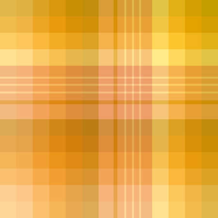Seamless pattern in beautiful yellow and orange colors for plaid, fabric, textile, clothes, tablecloth and other things. Vector image.のイラスト素材