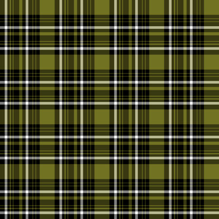 Seamless pattern in simple swamp green, black and white colors for plaid, fabric, textile, clothes,...