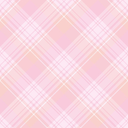 Seamless pattern in pink colors for plaid, fabric, textile, clothes, tablecloth and other things. Vector image.のイラスト素材