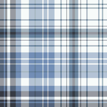 Seamless pattern in gray, discreet blue and white colors for plaid, fabric, textile, clothes,...