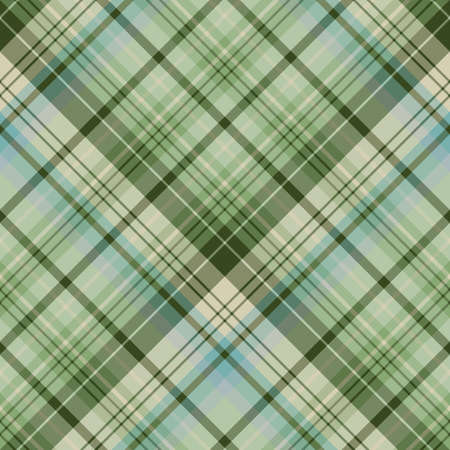 Seamless pattern in green colors for plaid, fabric, textile, clothes, tablecloth and other things. Vector image.のイラスト素材