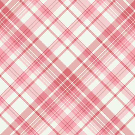 Seamless pattern in awesome pink colors for plaid, fabric, textile, clothes, tablecloth and other things. Vector image.のイラスト素材