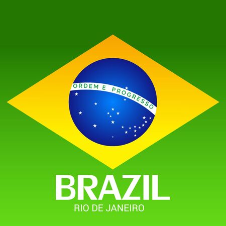 Vector illustration of a background for Brazil Independence Day.のイラスト素材