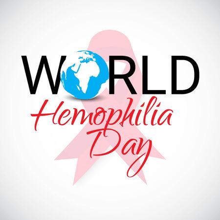 Vector illustration of a Background for World Hemophilia Day.のイラスト素材