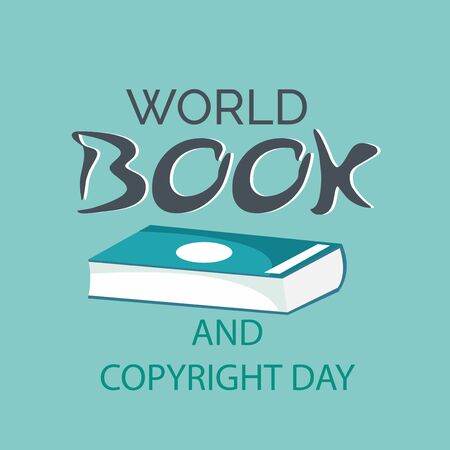 Vector illustration of a background or Poster for World Book Day.のイラスト素材