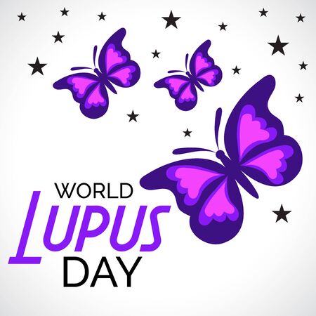 World Lupus Day.のイラスト素材